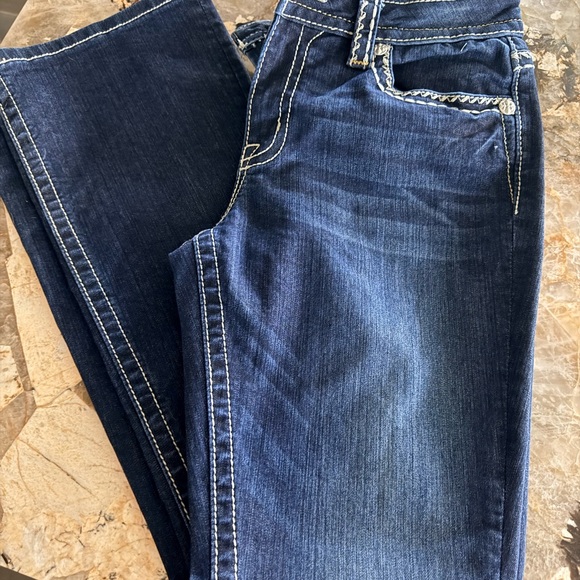 Miss Me Dark Blue Boot Cut Jeans - Picture 3 of 6